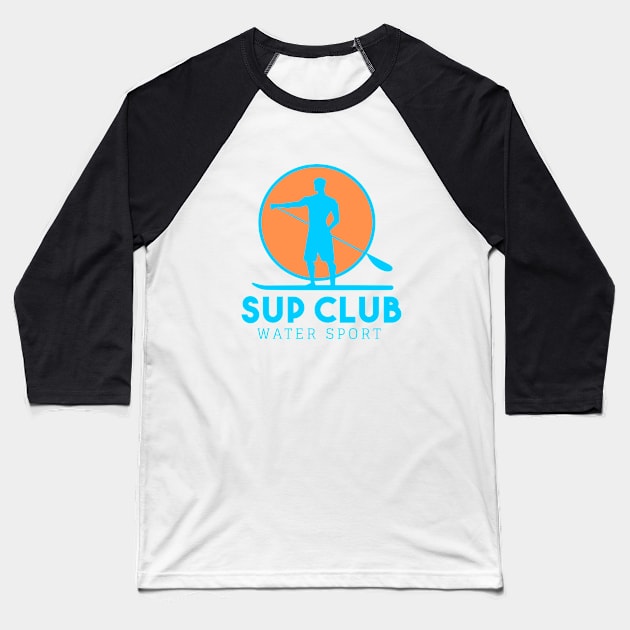 SUP - Water Club Baseball T-Shirt by Hayden Mango Collective 